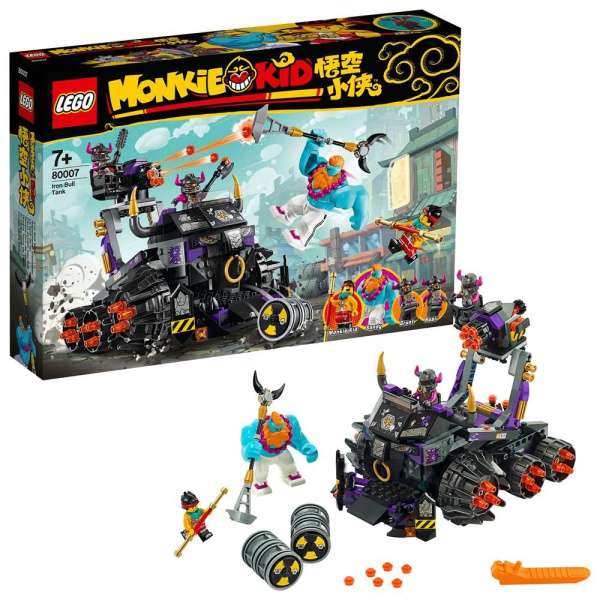 Конструктор LEGO Monkie Kid 80007 Танк Железного Быка