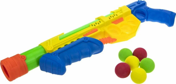 1Toy Т17335 Street Battle игр оружие 2в1 водное с мягкими шариками