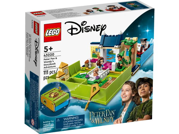 Конструктор LEGO Disney 43220 Приключение Питера Пэна и Венди по сборнику рассказов