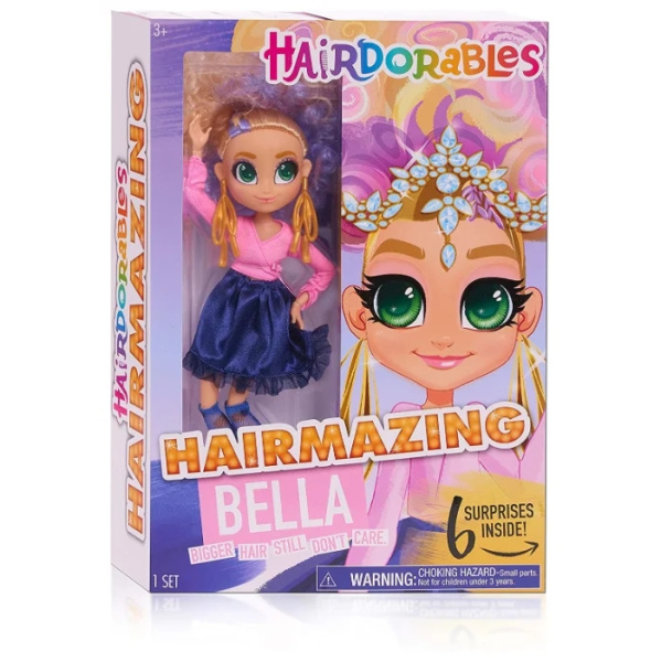 Кукла Hairdorables Hairmazing Белла, 26 см, 23821