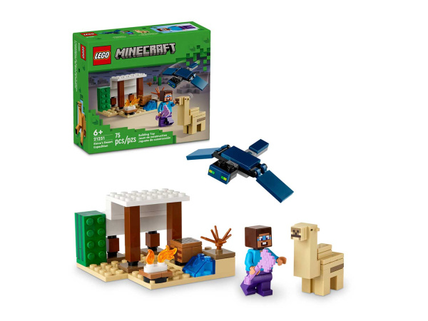 Конструктор LEGO Minecraft 21251 Экспедиция Стива в пустыню