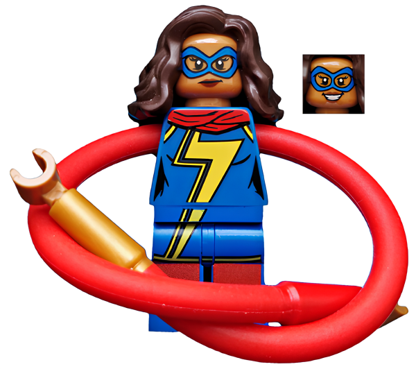 Минифигурка Lego Super Heroes Ms. Marvel (Kamala Khan) - Long Arms sh375 U