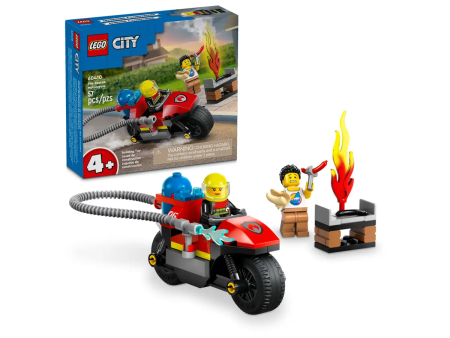 Конструктор LEGO City 60410 Пожарно-спасательный мотоцикл