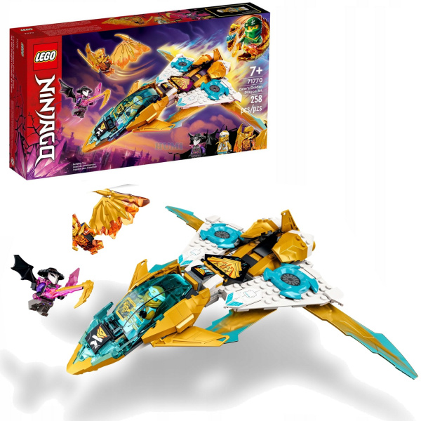 Конструктор LEGO NINJAGO 71770 Самолет Золотого Дракона Зейна