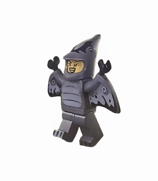 Минифигурка LEGO Collectible Minifigures 71048 Series 27 Фанат костюма птеродактиля col27-4