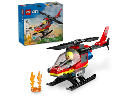Конструктор LEGO City 60411 Пожарный спасательный вертолёт