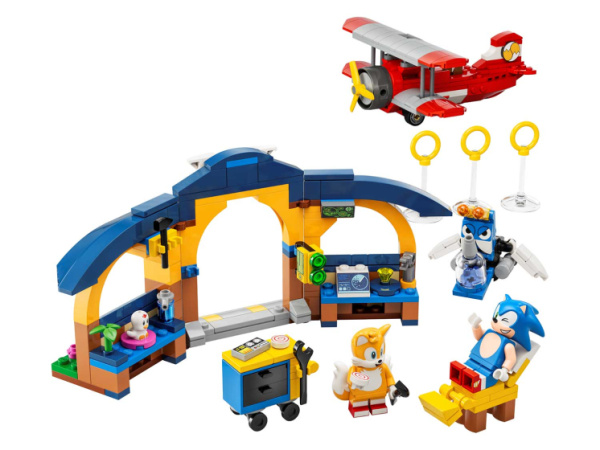 Конструктор LEGO Sonic the Hedgehog 76991 Мастерская Тейлза и Самолет Торнадо