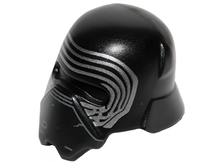 Lego Headgear Helmet SW Kylo Ren Pattern 20950pb01