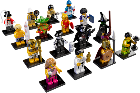 Минифигурки LEGO Minifigures 8684 Серия 2 (полная коллекция)