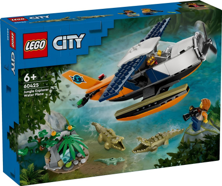 Конструктор LEGO City 60425 Водный самолет "Исследователь джунглей"