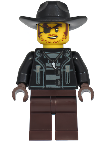 Минифигурка Lego cty1130 Police - Crook Snake Rattler U