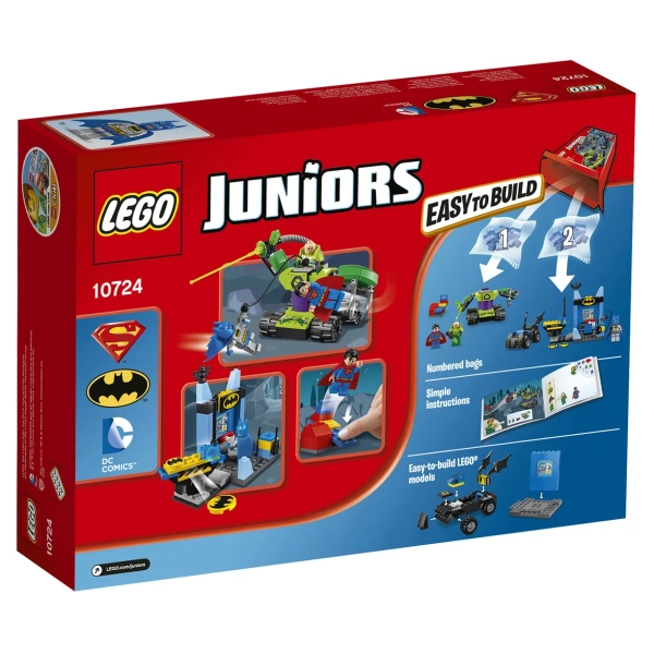 Конструктор LEGO Juniors 10724 Бэтмен и Супермен против Лекса Лютора