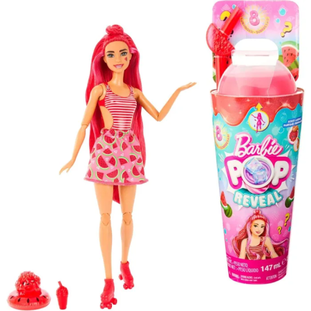 Кукла Barbie Сочные фрукты Арбуз в непрозрачной упаковке (Сюрприз) HNW43