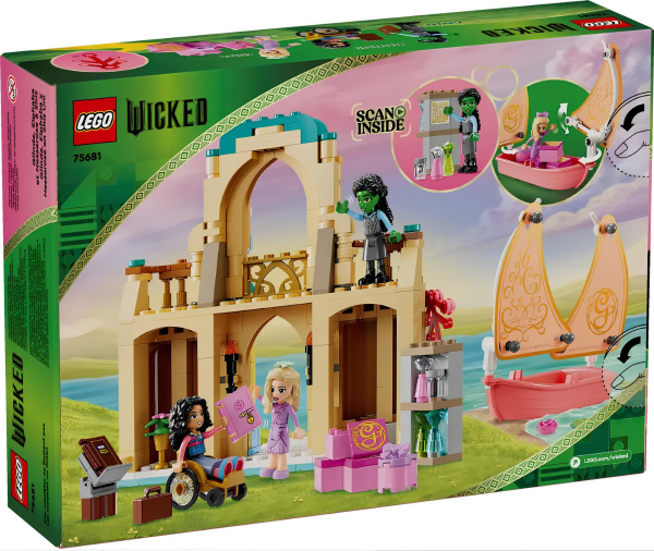 Конструктор LEGO Wicked 75681 Глинда, Эльфаба и Нессароза в Университете Шиз