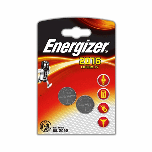 Батарейка Energizer CR2016 2шт