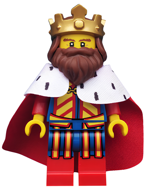 Минифигурка Lego  Classic King, Series 13 (Minifigure Only without Stand and Accessories) col195 U