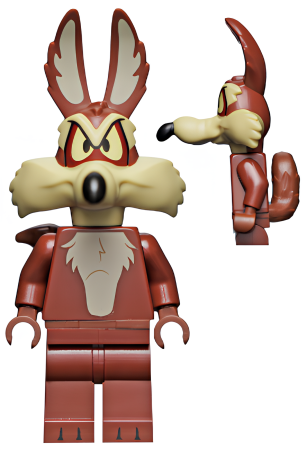 Минифигурка LEGO Wile E. Coyote, Looney Tunes (Minifigure Only without Stand and Accessories) collt03 U