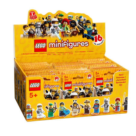 Конструктор LEGO Minifigure 4570178 Series 1 (Box of 60) (60 минифигурок  8683 в коробке)