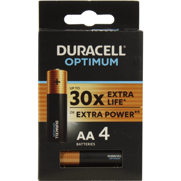 Батарейки AA Duracell OPTIMUM MX1500-4 4 шт.