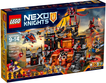 Конструктор LEGO Nexo Knights 70323 Вулканическая база Джестро