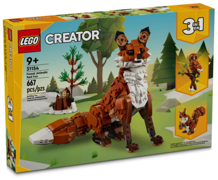 Конструктор LEGO Creator 31154 Лесные животные: Рыжая Лиса