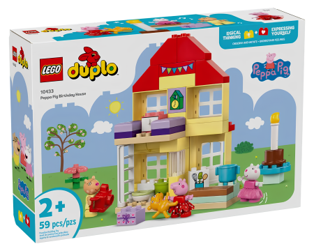 Конструктор LEGO DUPLO 10433 Домик для празднования дня рождения Свинки Пеппы