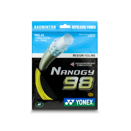 Струна для бадминтона Yonex Nanogy 98 (10м.) Yellow