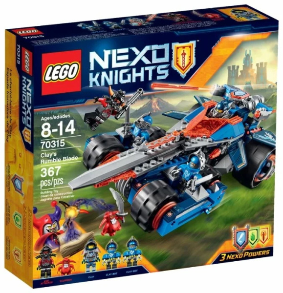 Конструктор LEGO Nexo Knights 70315 Устрашающий разрушитель Клэя