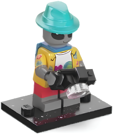 Минифигурка Lego 71046 Alien Tourist, Series 26 col26-3 N