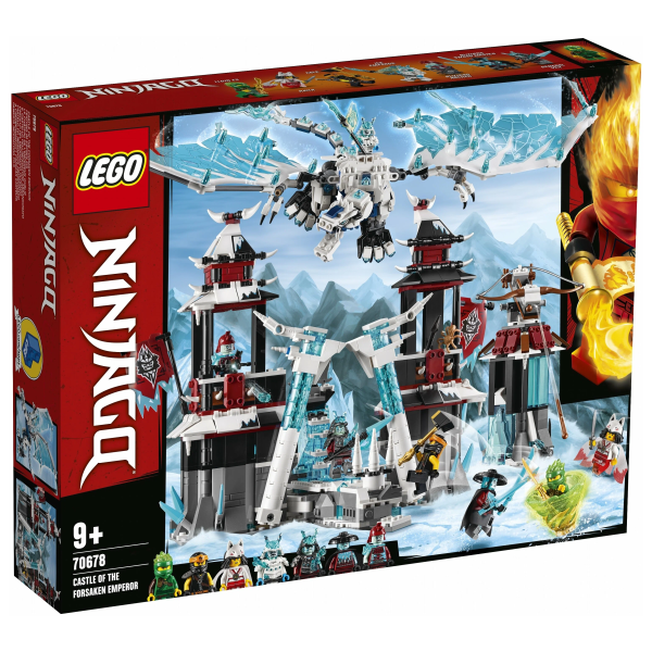 Конструктор LEGO Ninjago 70678 Замок проклятого императора (УЦЕНКА, нет пакета №3 и волчка, все остальные новые запечатанные)