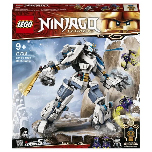 Конструктор LEGO Ninjago 71738 Битва с роботом Зейна