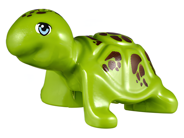 Черепаха Lego Turtle, Friends Elves with Bright Light Blue Eyes (Bubbles) 11603pb01