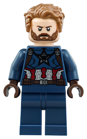 Минифигурка Lego Captain America, Beard sh495 U