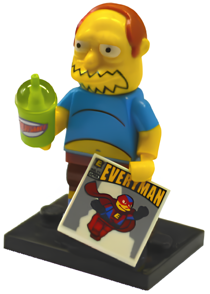 Минифигурка LEGO Comic Book Guy 71009 Серия 2 colsim2-7 U