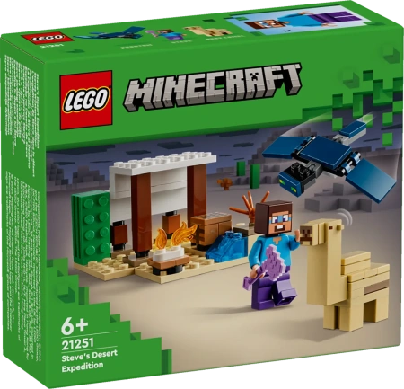 Конструктор LEGO Minecraft 21251 Экспедиция Стива в пустыню