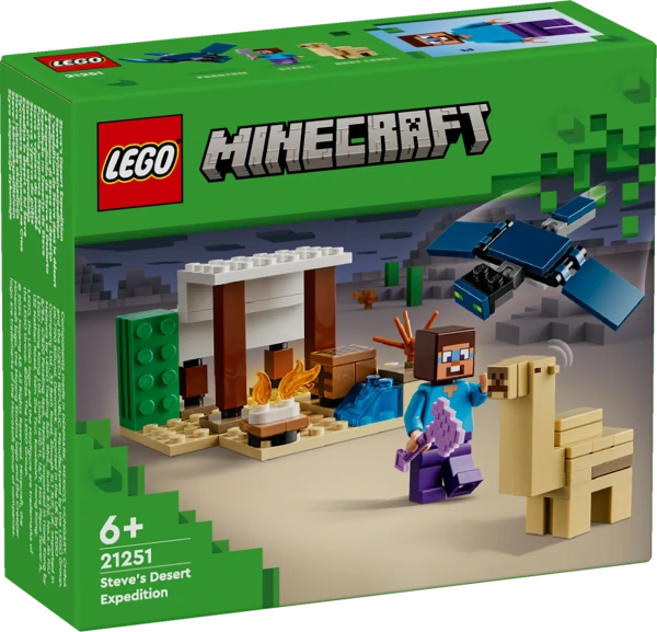 Конструктор LEGO Minecraft 21251 Экспедиция Стива в пустыню