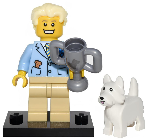 Минифигурка LEGO Dog Show Winner, Series 16 71013  col16-12 N