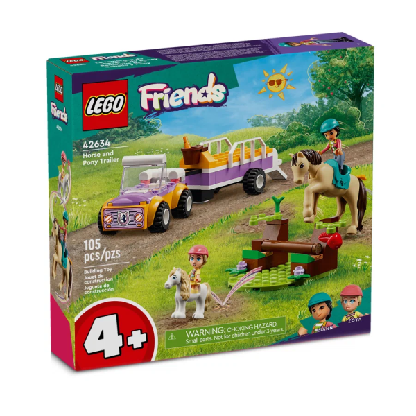 Конструктор LEGO Friends 42634 Трейлер для лошадей и пони