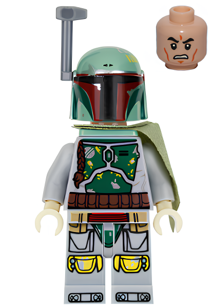 Минифигурка Lego Boba Fett - Clone Head sw0822 U