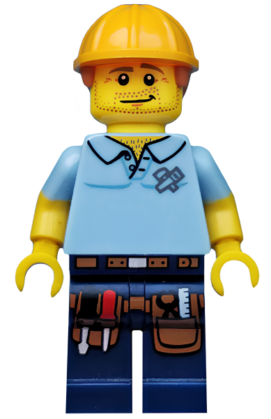 Минифигурка Lego Carpenter, Series 13 col203