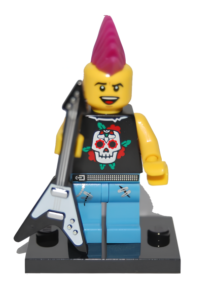 Минифигурка LEGO Collection Punk Rocker, Series 4 col04-4