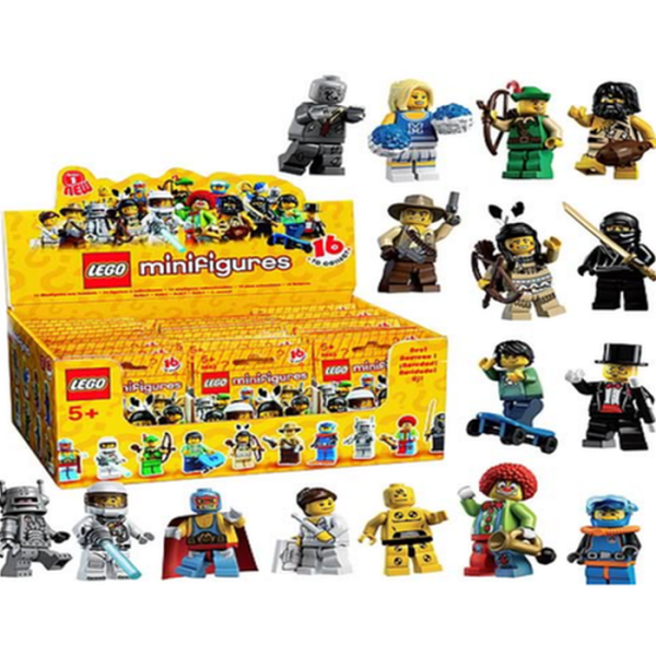 Конструктор LEGO Minifigure 4570178 Series 1 (Box of 60) (60 минифигурок  8683 в коробке)