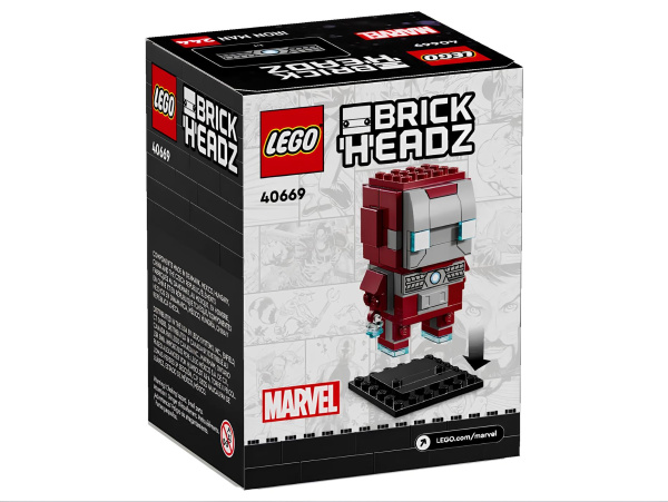 Конструктор LEGO 40669 BrickHeadz Железный Человек MK5