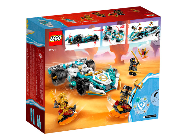 Конструктор LEGO Ninjago 71791 Гоночная машина Сила Дракона Зейна Кружитцу