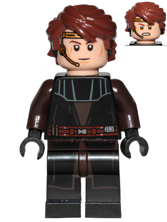 Минифигурка Lego Star Wars Anakin Skywalker (Black Legs, Headset) sw0939