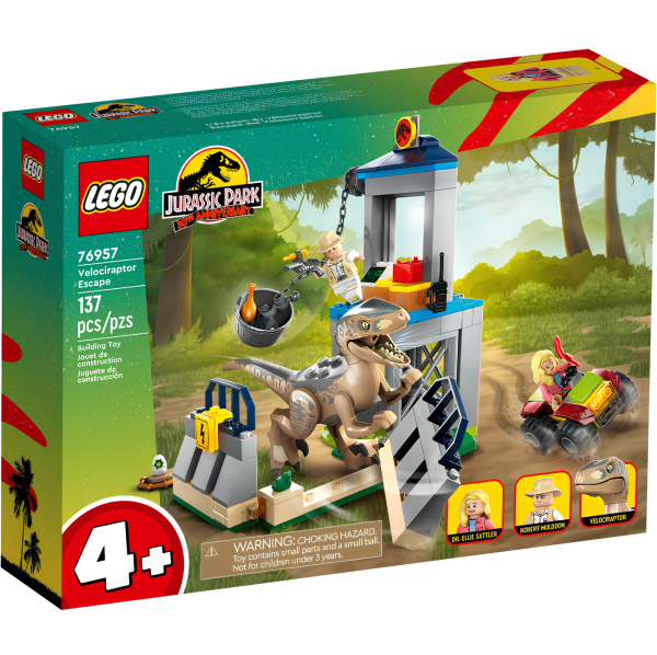 Конструктор Lego Jurassic World 76957 Побег велоцираптора