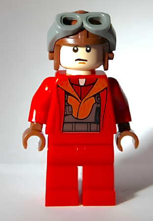 Минифигурка Lego Star Wars Naboo Fighter Pilot - Red Jumpsuit sw0340