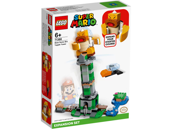 Конструктор LEGO Super Mario 71388 Падающая башня босса братца-сумо. Дополнительный набор