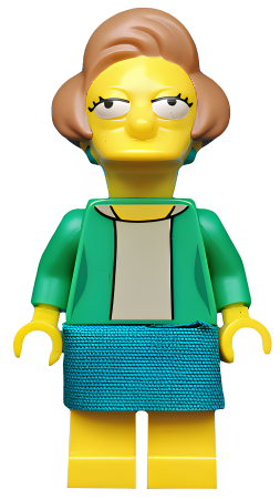 Минифигурка LegoEdna Krabappel, The Simpsons, Series 2 sim040