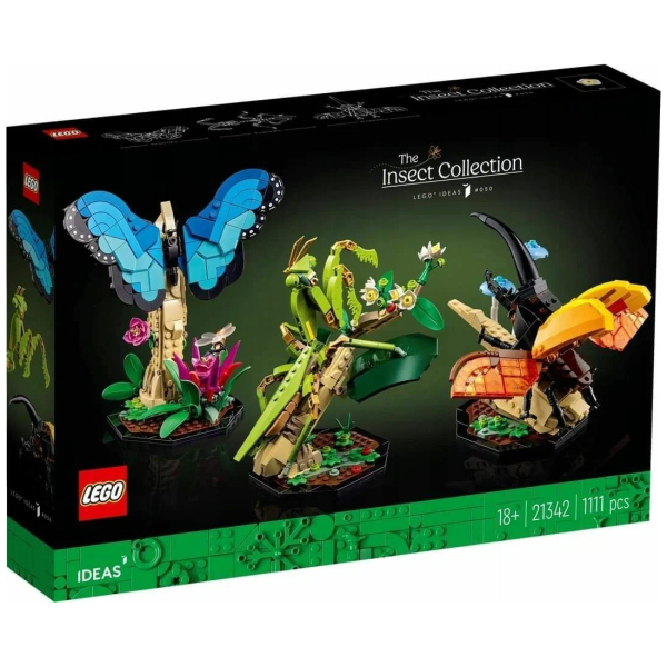 Конструктор LEGO Ideas 21342 Коллекция насекомых